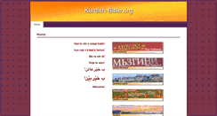 Desktop Screenshot of kurdish-bible.org